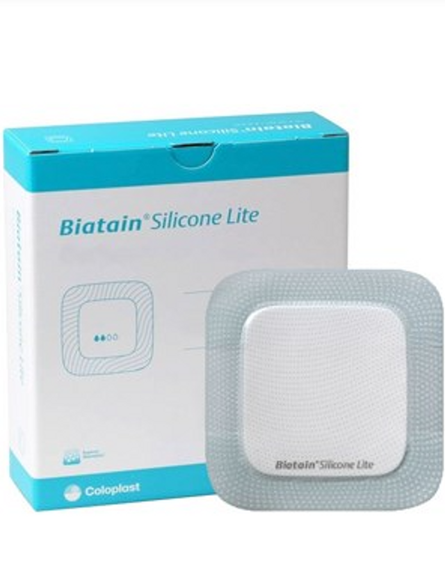 Biatain Silicone Lite Adhesive Foam 5 x 5cm - 5pcs/Box