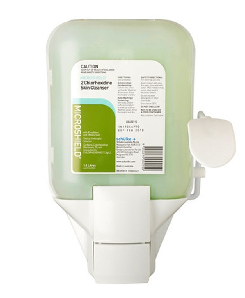 Microshield 2 Chlorhexidine Skin Cleanser -1.5L