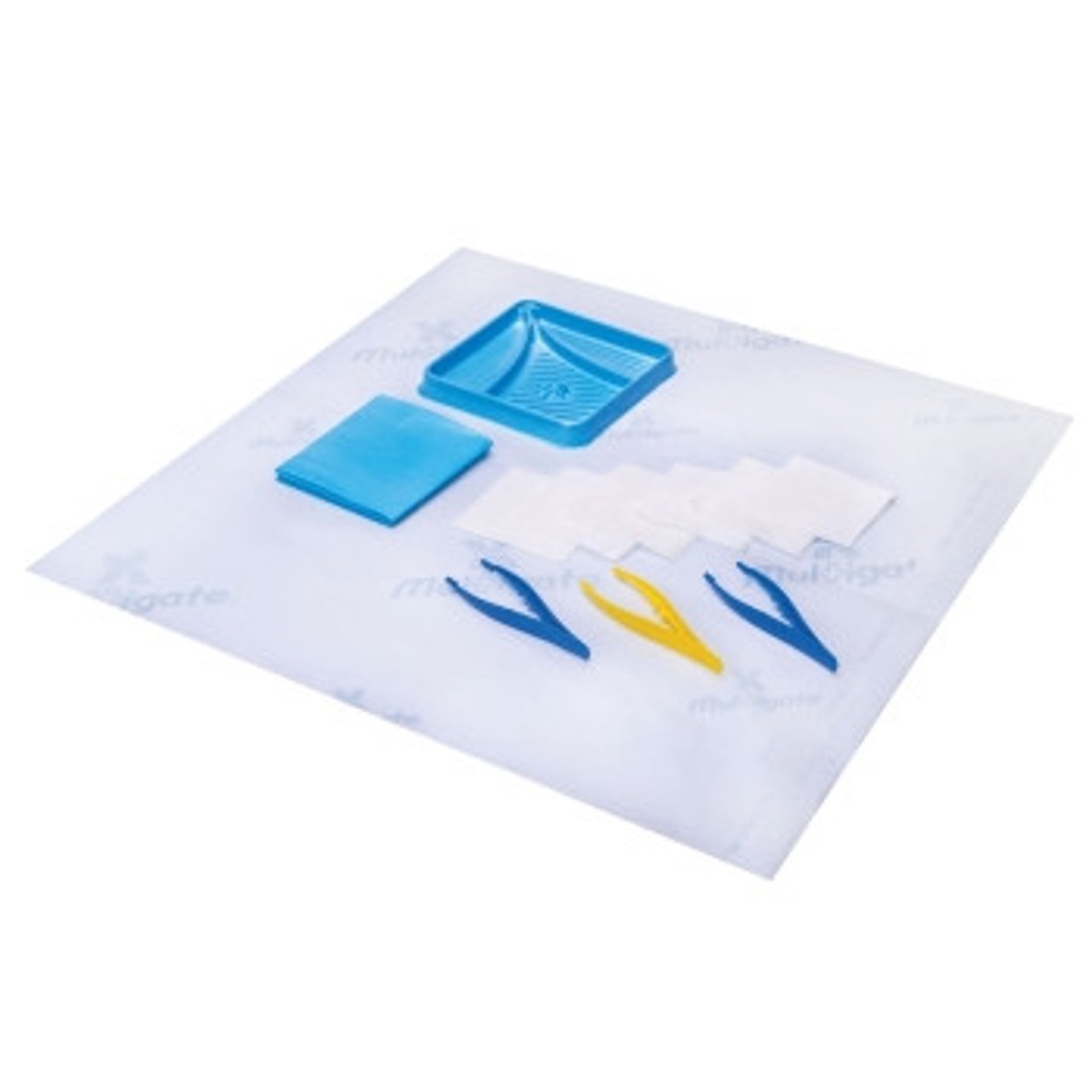 Basic Dressing Pack with Gauze Swabs and Laminated Towel (20PK)