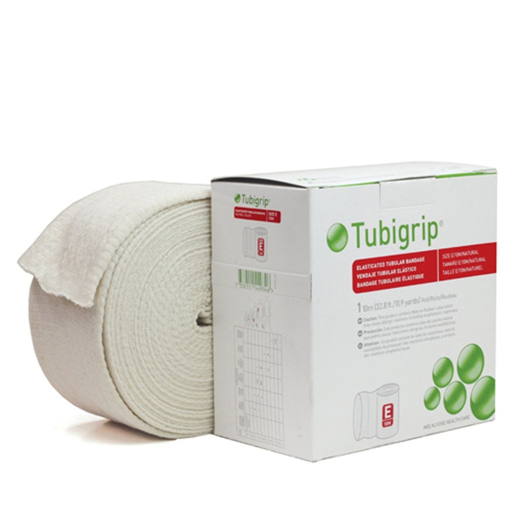 Tubigrip Tubular Bandage Size E 29-46cm Natural/White 10m