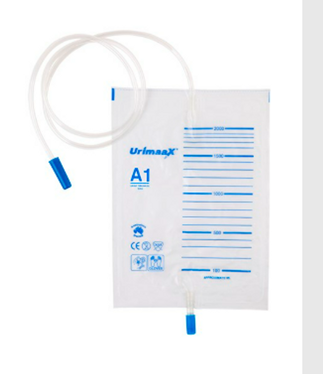 Urimaax Drainage Bag 2LT Pull Tap Outlet Non Sterile - Each