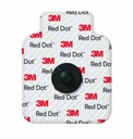 3M 26603 ECG Electric Red Dot Repositionable 3'(600pcs)