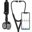 3M Littmann CORE Digital Stethoscope - Mirror Chestpiece; Black Tube; Stem and Headset