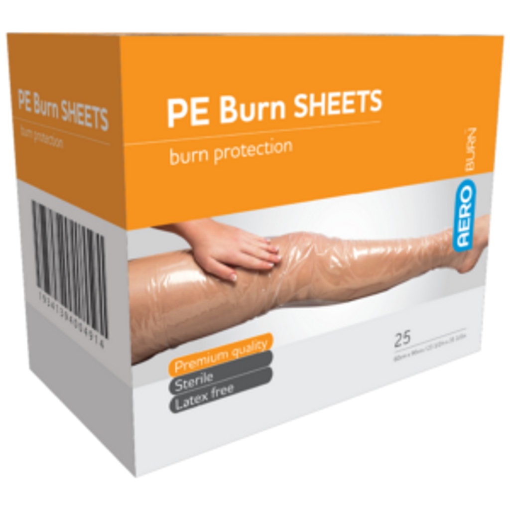 Aeroburn Polyethylene Burn Sheet 60 x 90cm - Box/25