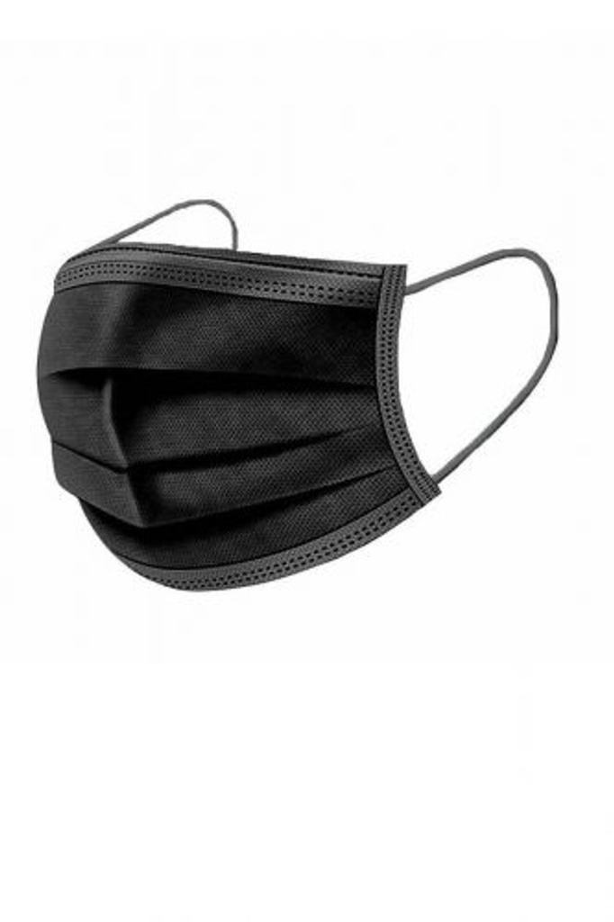 Black Face Masks - Triple Layer