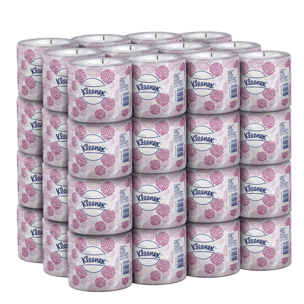 Kleenex 2Ply Toilet Tissues 48 Rolls 400 Sheets KC 4735
