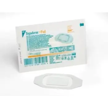 3M Tegaderm + Pad Film Island Dressing Waterproof With Non-Adherent Pad 9 X 10cm (3M3586)