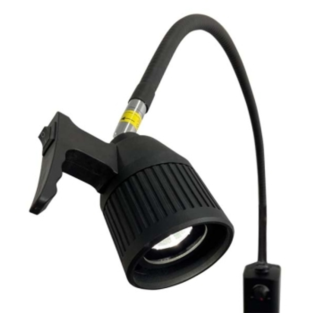 PML1 3W Examination Light Black - Including Mobile Base and Wall Mount