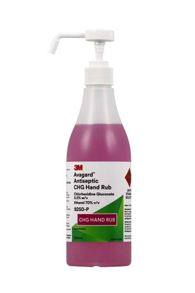 3M™ Avagard™ Antiseptic CHG Hand Rub 9250P - 500 mL