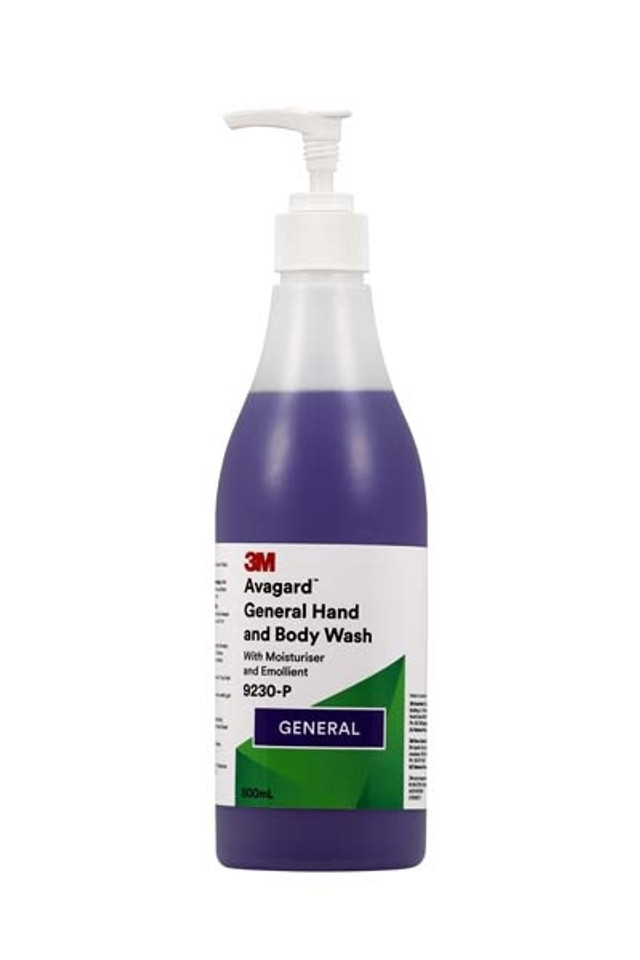 3M Avagard General Hand and Body Wash 500ml with Pump