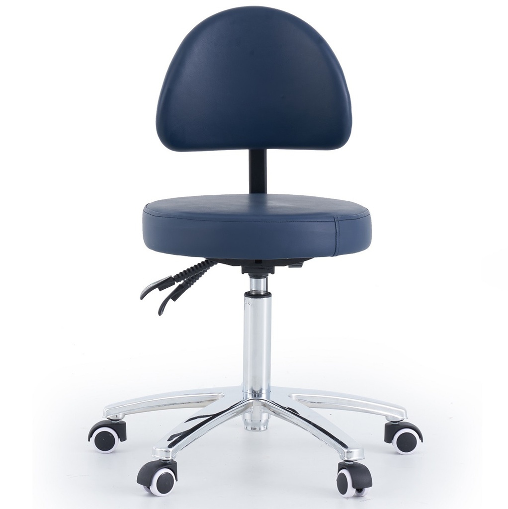 Round Stool with Backrest