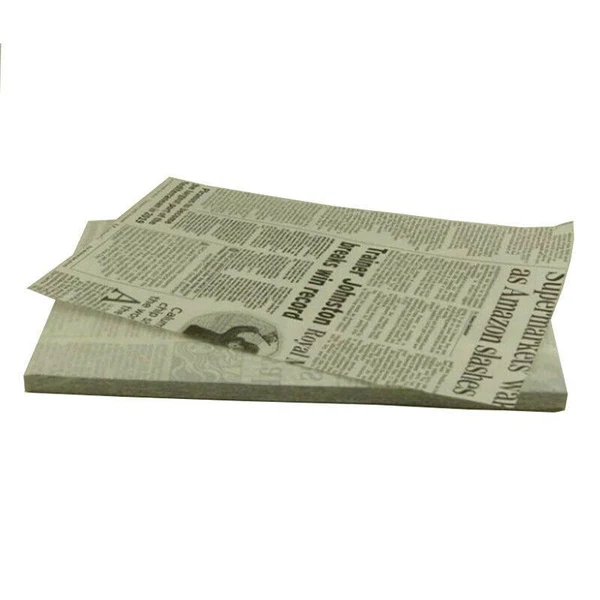 Greaseproof Paper Newsprint 190mm x 310mm