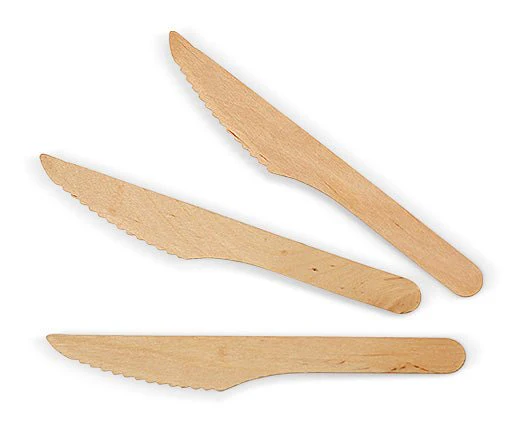 Disposable Wooden Knifes| 100% All-Natural, Eco-Friendly