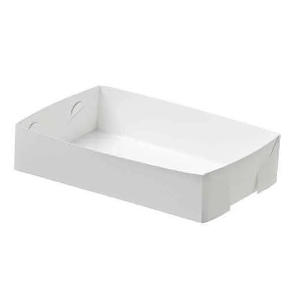 Cake trays #24 White 255x180x45mm