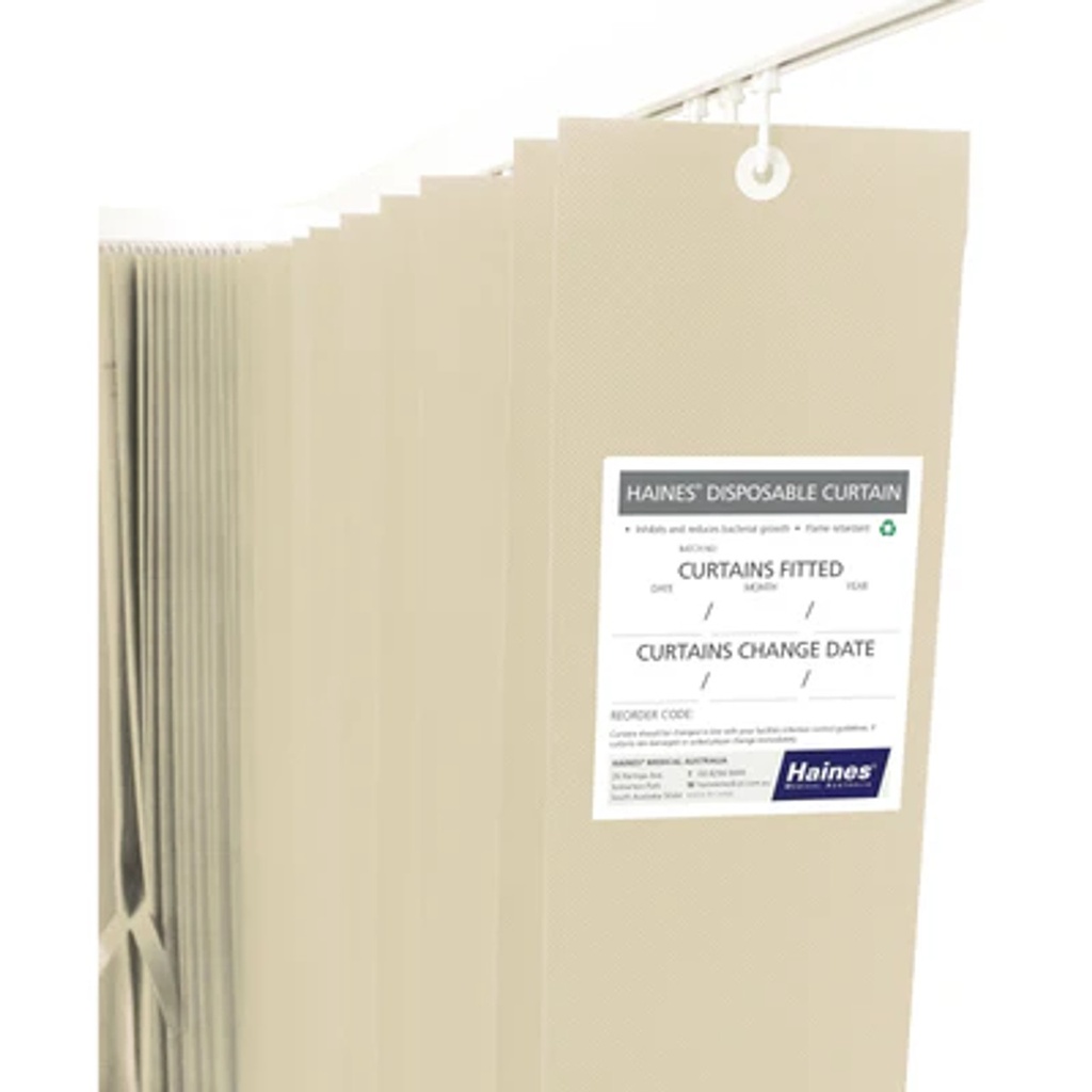 Haines® Antimicrobial Medical Curtains - Cream