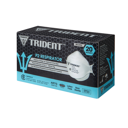 [1121] Trident™ P2 Industrial Surgical Respirator 20 Pk