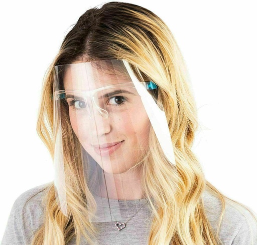 [1123] Eye Visor Face Shield- Direct Splash Protection - 10 Pack
