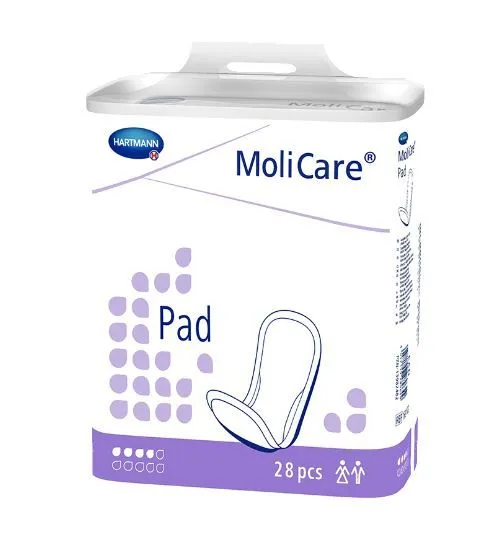 [SMS15310012] Molicare Pad 4 Drops 430x162mm Unisex 865ml 28's PKT