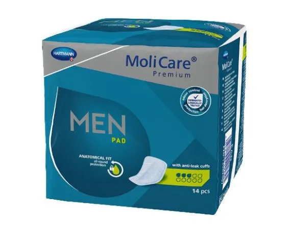 [SMS15310086] Molicare Premium Men Pads 3 Drops 260mmx180mm Male 406 Ml