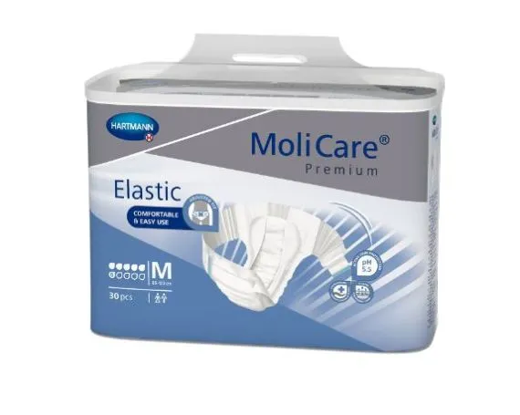 [SMS15310112] Molicare Premium Elastic 6 D Medium Waist 85 120cm Unisex 2159ml 30's PKT
