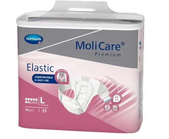 [SMS15310126] Molicare Premium Elastic 7 D Large Waist 115 145 Cm Unisex 2719ml 30's PKT