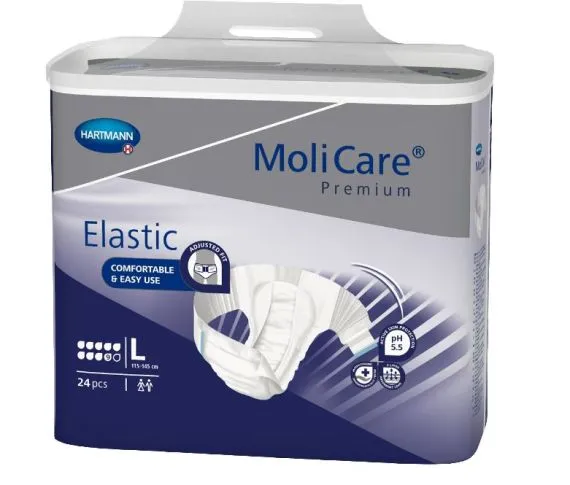 [SMS15310212] Molicare Premium Elastic 9 D Slip Large Waist 115 145 Cm Unisex 3856ml 24'sPKT