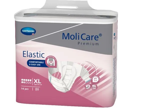 [SMS15310230] Molicare Premium Elastic 7 D X Large Waist 140 175cm Unisex 3180ml 14's PKT