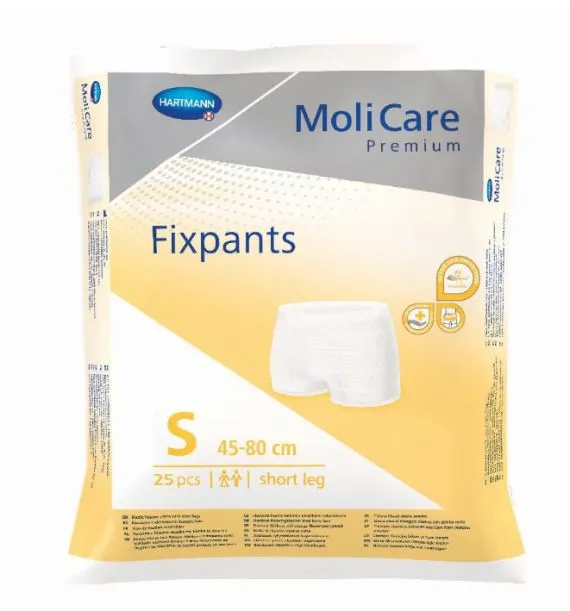 [SMS15310300] Molicare Premium Fixpants Short Leg Small Waist 45 80cm Unisex Yellow
