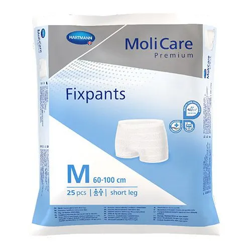 [SMS15310305] Molicare Premium Fixpants Short Leg Medium Waist 60 100cm Unisex Blue