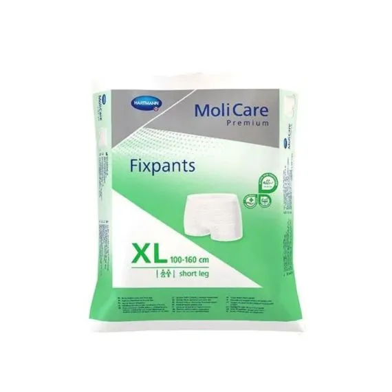 [SMS15310315] Molicare Premium Fixpants Short Leg X Large Waist 100 160cm Unisex Green