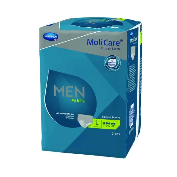 [SMS15310457] Molicare Premium Men Pants 5 Drops Large Waist 100 150cm Male 1000ml 7’s PKT