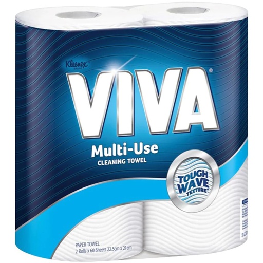 [1155] Kleenex Viva Kitchen Towel 2 Ply 12 Rolls