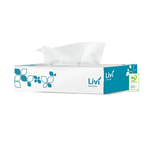 [1167] Livi Essentials Hypoallergenic Facial Tissue 2 Ply