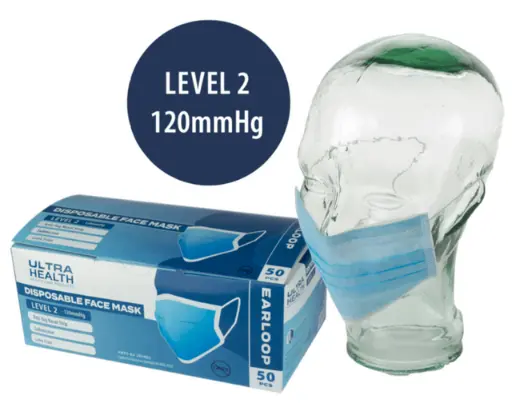 [SMS-BF1001] Ultra Health Level 2 Surgical Face Mask