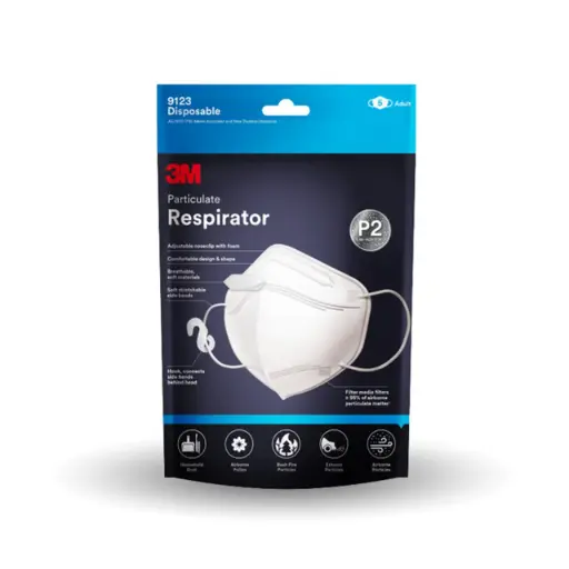 [SKU-SMS-0430] 3M 9123 P2 Particulate Respirator