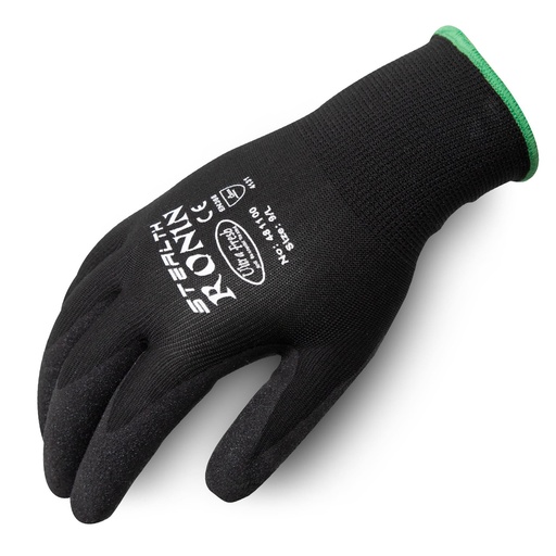 [1209] Ronin Stealth Nitrile Palm Gloves 15 Gauge