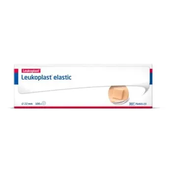 [SKU-SMS-0497] Leukoplast Elastic Spot Bandaid 22mm Tan (BSN7645523)