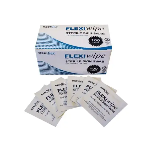 [SKU-SMS-0698] Alcohol Swab Mediflex 100