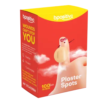 [SMS-BP0114100BA] Bpositive Dressing Spots 100s