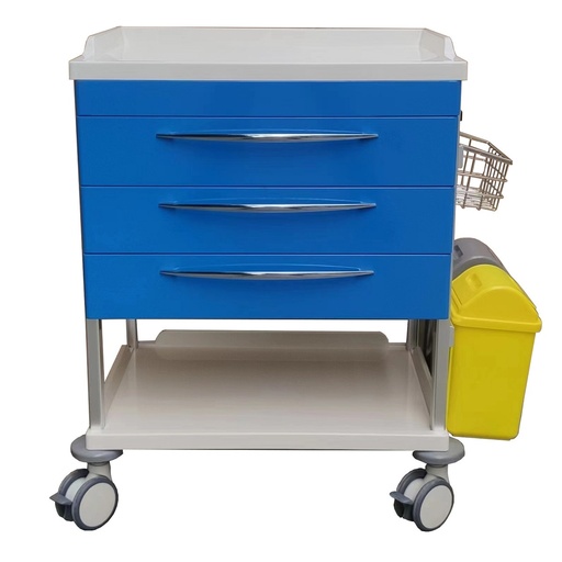 [1257] Treatment Trolley Three Drawer
