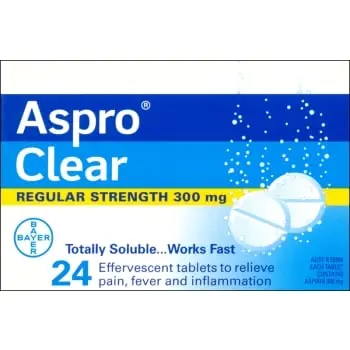 [SKU-SMS-1076] Aspro Clear Tablets 24`s