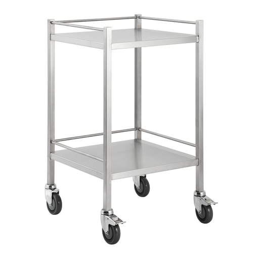 [1281] Stainless Steel Trolley No Drawer