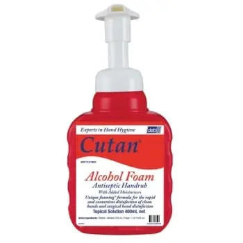[SMS-DEB6045] Cutan Alcohol Foam Antiseptic Handrub - 400ml Pump Bottle (DEB6045)