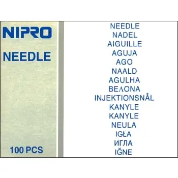 [SMS-SUT2PNL27GX38] Needle 27g X 1.5" (38mm) Nipro