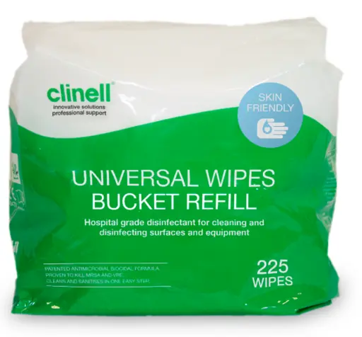 [1342] Clinell Universal Sanitising Wipes Tub (225pcs)