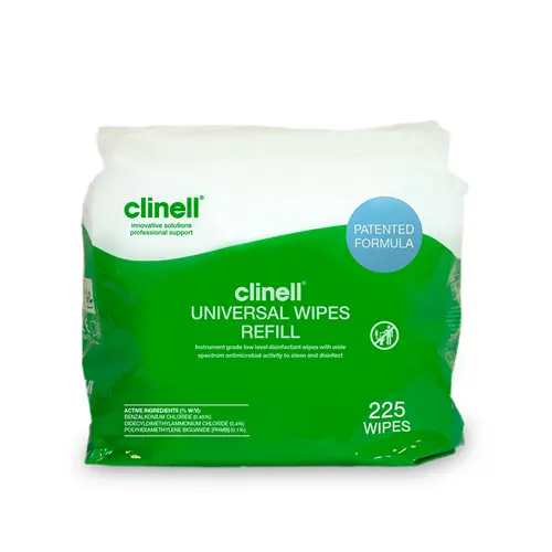 [1343] Clinell Universal Wipes Bucket Refill (225pcs)