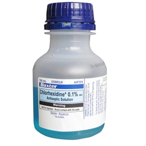 [1414] Chlorhexidine Acetate Antiseptic 0.1% Solution 100ml