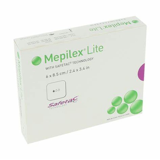 [MOL284000] Mepilex Lite 6 X 8.5cm Without Border BOX/5