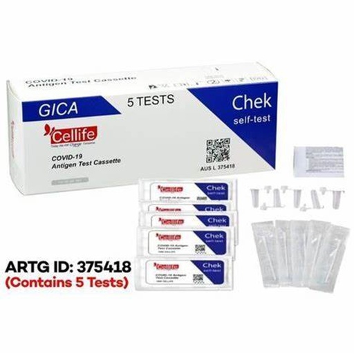 [1051] Cellife COVID-19 Antigen Test Cassette 5 Packs