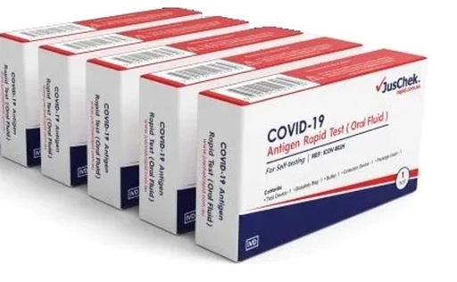 [1057] Juschek Covid-19 Rapid Antigen Self Test Oral Swab (5x1 Tests)